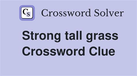 crossword clue search|Strong